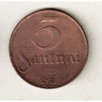 Латвия 5 сантим 1922