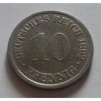 10 пфеннигов, Германия 1892 A