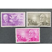 Испанские колонии. Сахара 1955. Бонелли. Корабль.Лодка. 3марки 151-53