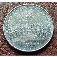 Ватикан 100 лир, 1962 Второй Ватиканский собор     ( 1-9-3 )