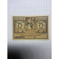 75 пфенингов (нотгельды) г. Германия.-1412