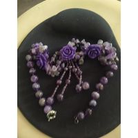 Бусы Аметтист натуральные