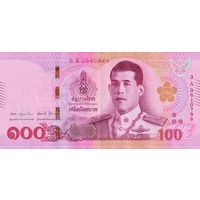Таиланд 100 бат образца 2018 года UNC p137b(6)
