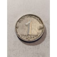 ГДР 1 пфенинг 1952