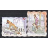 Служебные собаки Аргентина 2004 год серия из 2-х марок