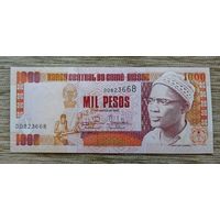 Werty71 Гвинея-Биссау 1000 песо 1993 UNC банкнота Бисау