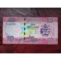 10 долларов Соломоновы острова 2017 г.