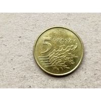 Польша 5 грошей, 2023г. (U-обм)