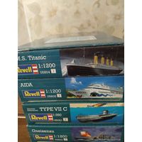 Ревел(Revell),сборные модели ,одним лотом 4 модели