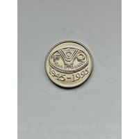 10 лей Румыния. 50 лет ФАО.