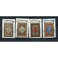 Тунис - 1993 - Кайруанские ковры - (ном. 100 с тонким местом) - [Mi. 1272-1275] - полная серия - 4 марки. Гашеные.  (Лот 58HN)-T2P18
