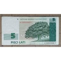 Латвия вторая Республика 5 лат 2001 г., LV9.3	P:49, Серии AK, AL, AM, AN, AP