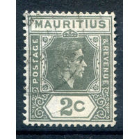 Британские колонии - Маврикий - 1938/47г. - король Георг VI, перфорация 12:14, 2 с - 1 марка - гашёная [Mi 203]. #3-WB-74-A-1