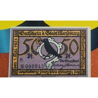 Нотгельд Германия 50 пфеннигов
