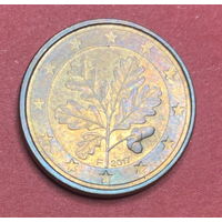 Германия, 1 евроцент 2017F