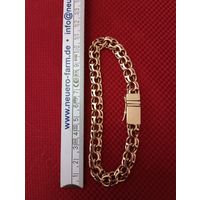 Золотой браслет 585 пробы. Вес 32.7 гр. Плетение "Бисмарк"