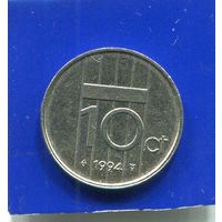 Нидерланды 10 центов 1994