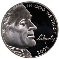 5 центов США 2004 2005 2006