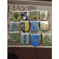 Гербы городов. Латвия (1).