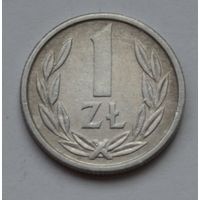 Польша, 1 злотый 1989 г. (Диаметр 16 мм.)