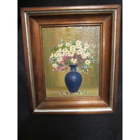 Картина . Цветы . Масло . Аксенов