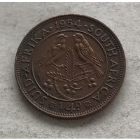 ЮАР 1/4 пенни (фартинг) 1954 Елизавета II