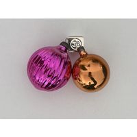 Елочная игрушка шар СССР цена за все К.24