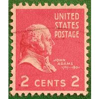 США 3 июня 1938. Второй президент США Джон Адамс