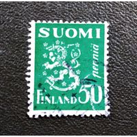 Марка Финляндия 1932 год Герб