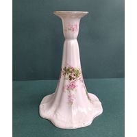 Подсвечник фарфор, роспись, Кузнецов, скол, трещина.