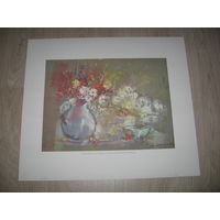 Репродукция на бумаге, отпечатана в Испании, размер 46х54 см.НОВАЯ..