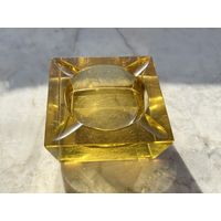 Подсвечник цветное стекло 3,5х8,5см винтаж
