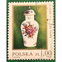 Польша 1981. Фаянсовая ваза из мануфактуры Бельведер