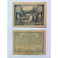 Австрия нотгельд 20 Нидеростеррафйх - 1201-2