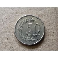 Польша 50 грошей, 1990г. (U-обм)