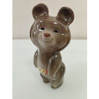 Статуэтка фарфоровая Олимпийский Мишка, Полтавский з-д. СССР