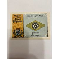 Нотгельд 75 пфеннигов 1921 год. Буфнех. Веймарская республика - 2201