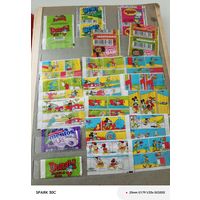 Этикетки вкладыши от жвачки