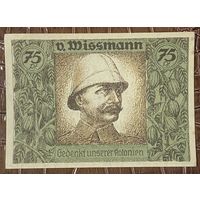 Нодгельд 75 пфеннигов 1921 год. Гамбург, Берлин, Бремен. Веймарская республика