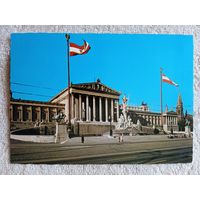 Австрия, Вена. Парламент, фонтан Афина