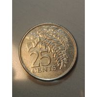Тринидад и Тобаго 25 центов 2007 Года .