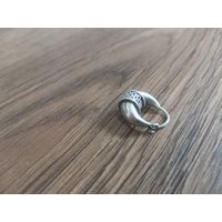 Серьга. Серебро.
