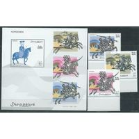 2003 Сомали. Всадники серия MNH