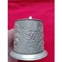 Не частый подстаканник Цветы из СССР, мельхиор, без Минимальной цены