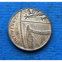 Великобритания 1 пенни 2010