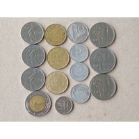 Италия. 15 монет