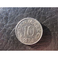 Дания. 10 эре.1976. С 20 копеек. Распродажа коллекции. Смотрите другие лоты.