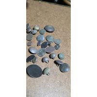 Набор старых пуговиц 27 штук без МЦ