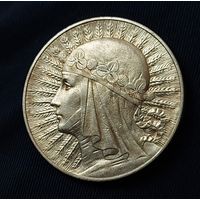 10 злотых 1933 AU