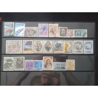 Италия, 1966. Годовой комплект (23 марки), Mi-6,10 евро гаш.